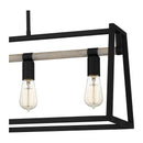 Tippet - Linear chandelier 5 lights matte black - TPT142MBK