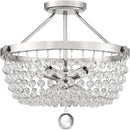 Teresa - Semi-flush mount 4 light polished nickel - TRA1716PK