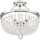 Teresa - Semi-flush mount 4 light polished nickel - TRA1716PK