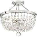 Teresa - Semi-flush mount 4 light polished nickel - TRA1716PK