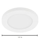 trago-led-flushmount-round -  Matte Black - www.donslighthouse.ca