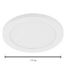 trago-led-flushmount-round -  Brushed Gold - www.donslighthouse.ca