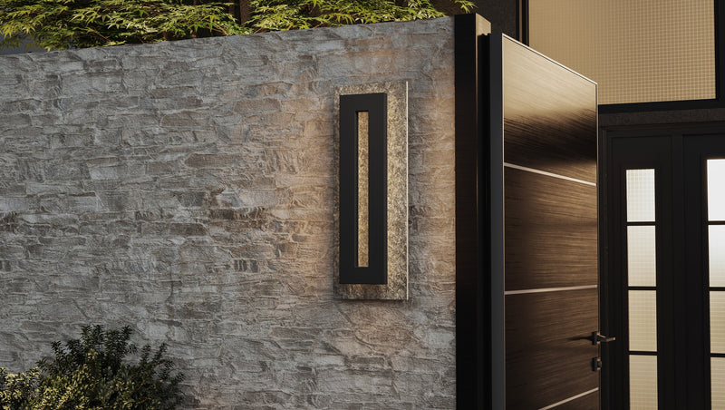 Tate - Outdoor wall led light earth black - TTE8408EK
