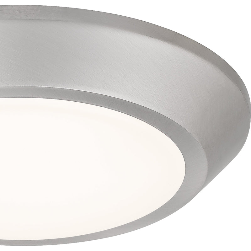 Verge - Flush mount 5"d brushed nickel - VRG1605BN
