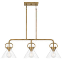 Webster - Linear chandelier 3 lights  weathered br - WBS136WS