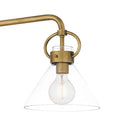 Webster - Linear chandelier 3 lights  weathered br - WBS136WS