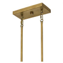 Webster - Linear chandelier 3 lights  weathered br - WBS136WS