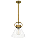 Webster - Mini pendant 1 light weathered brass - WBS1512WS