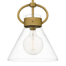 Webster - Mini pendant 1 light weathered brass - WBS1512WS
