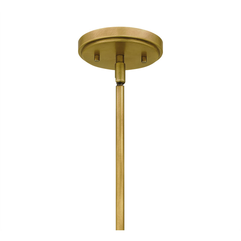Webster - Mini pendant 1 light weathered brass - WBS1512WS