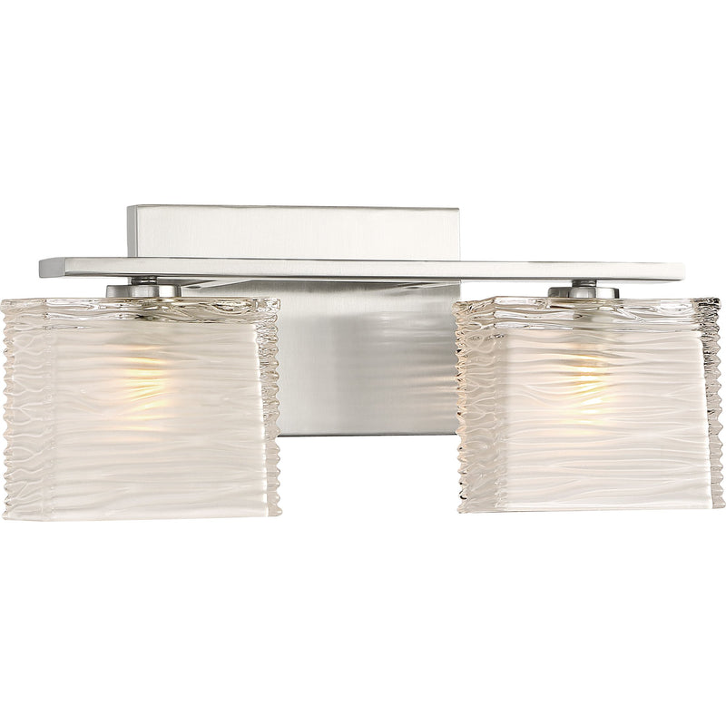 Westcap - Bath fixture 2 light brushed nickel - WCP8602BN