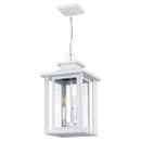 Wakefield - Outdoor hanging 3 light white lustre - WKF1911W