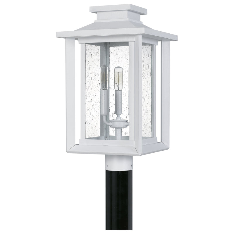 Wakefield - Outdoor post 3 light white lustre - WKF9011W