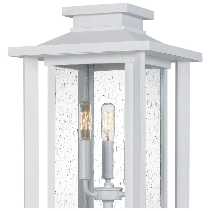 Wakefield - Outdoor post 3 light white lustre - WKF9011W