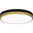 wln1615mbkg - flush mount Matte Black Gold - www.donslighthouse.ca