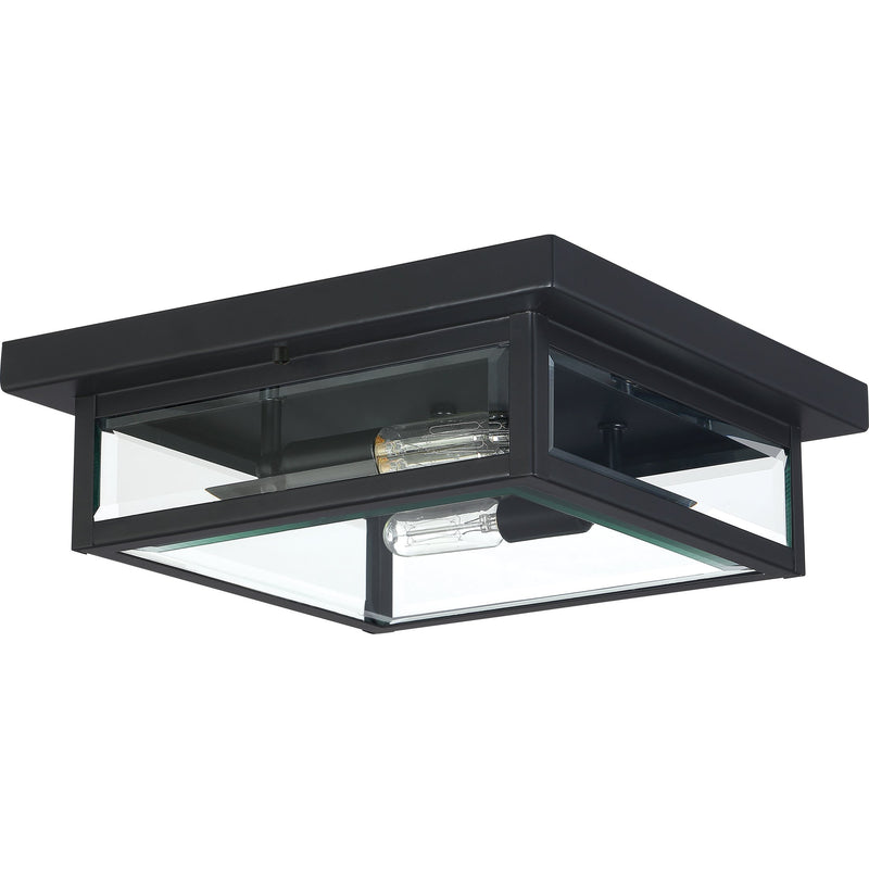 Westover - Outdoor flushmount 2 light earth black - WVR1612EK