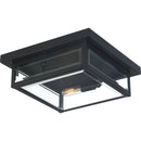 Westover - Outdoor flushmount 2 light earth black - WVR1612EK