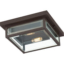 Westover - Outdoor flushmount 2 light western bronz - WVR1612WT