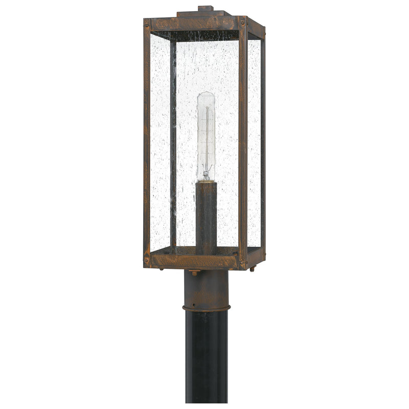 Westover - Outdoor post 1 light industrial bronze - WVR9007IZ