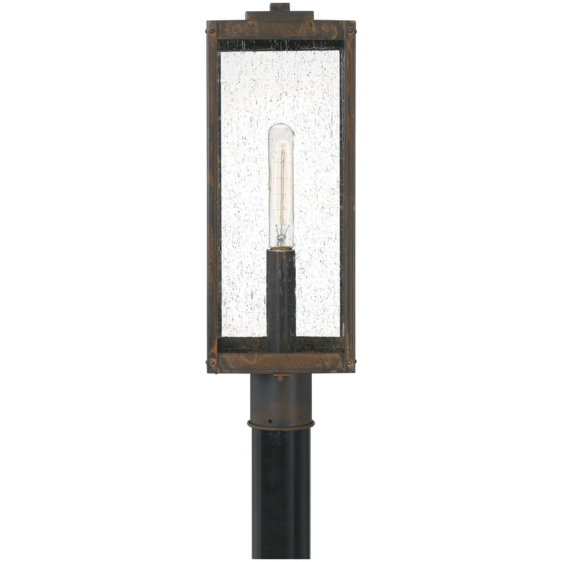 Westover - Outdoor post 1 light industrial bronze - WVR9007IZ