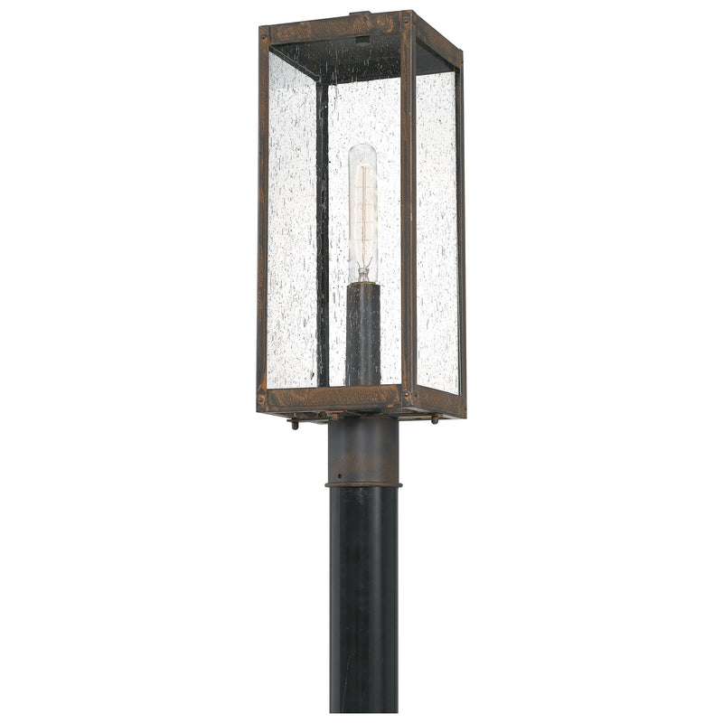 Westover - Outdoor post 1 light industrial bronze - WVR9007IZ