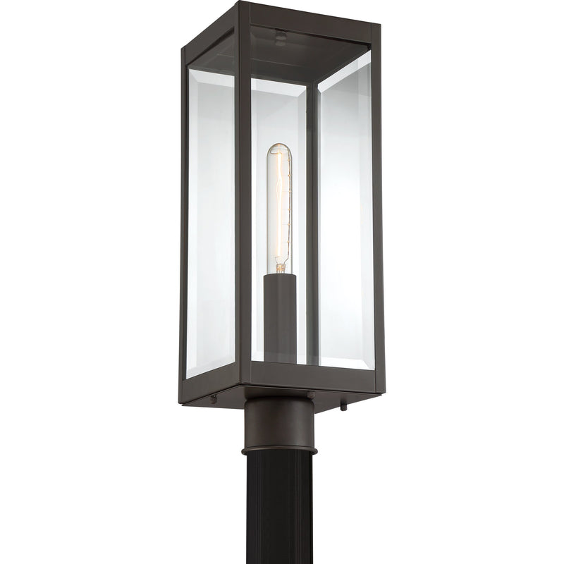 Westover - Outdoor post 1 light western bronze - WVR9007WT