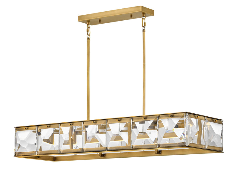 fr30106hbr - linear chandelier Heritage Brass - www.donslighthouse.ca