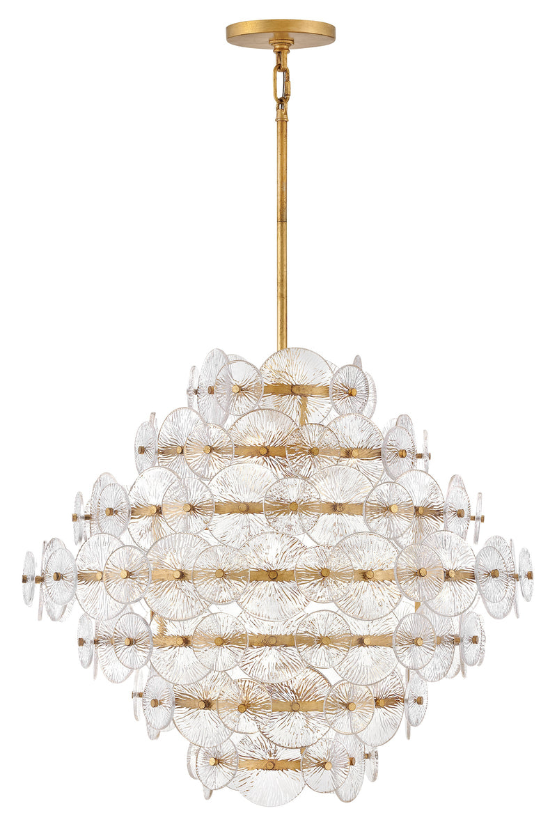 fr30128da - chandelier multi tier Distressed Brass - www.donslighthouse.ca