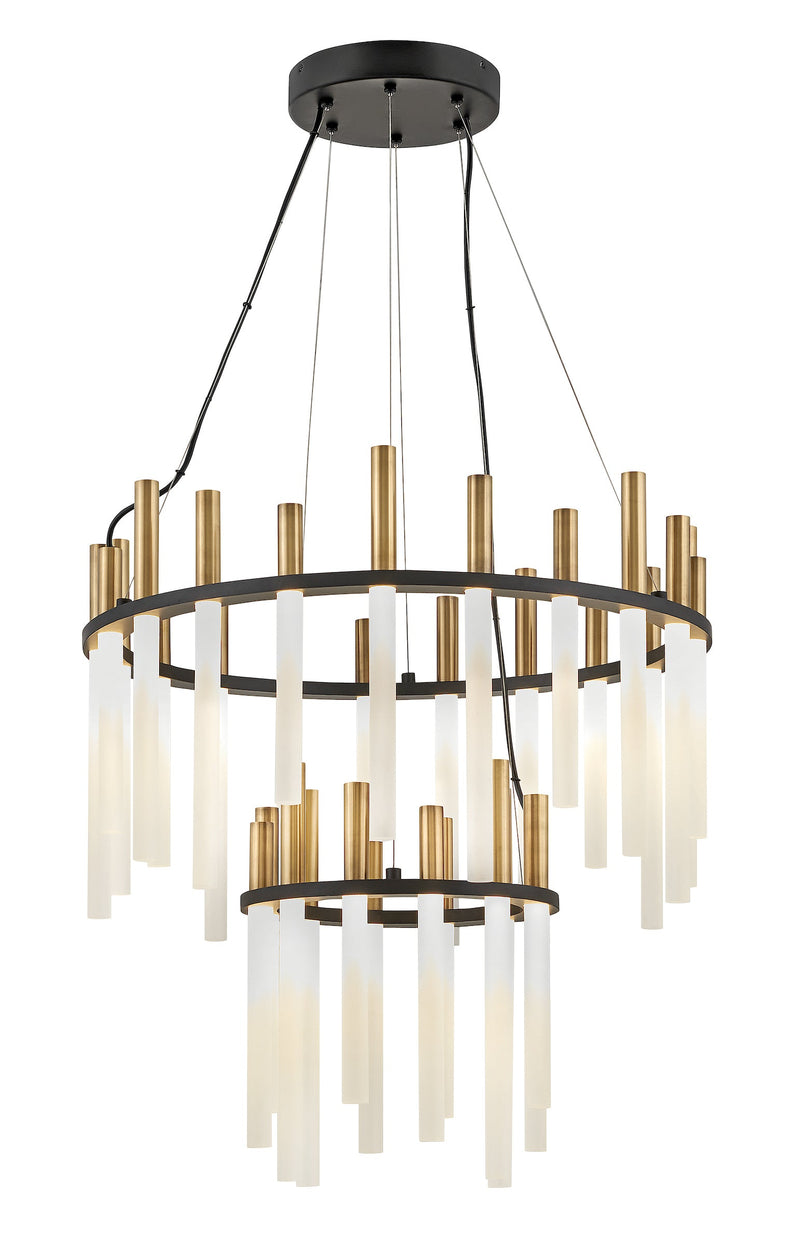 fr30708blk - chandelier multi tier Black - www.donslighthouse.ca