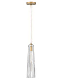 fr31107hbr-cl - mini pendant Heritage Brass with Clear Crystal - www.donslighthouse.ca