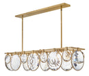 fr31266hbr - linear chandelier Heritage Brass - www.donslighthouse.ca