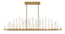 fr46108hbr - linear chandelier Heritage Brass - www.donslighthouse.ca