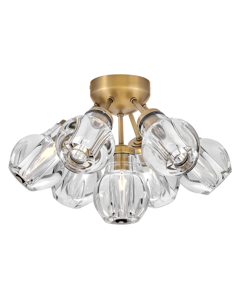 fr46951hbr - semi flush Heritage Brass - www.donslighthouse.ca